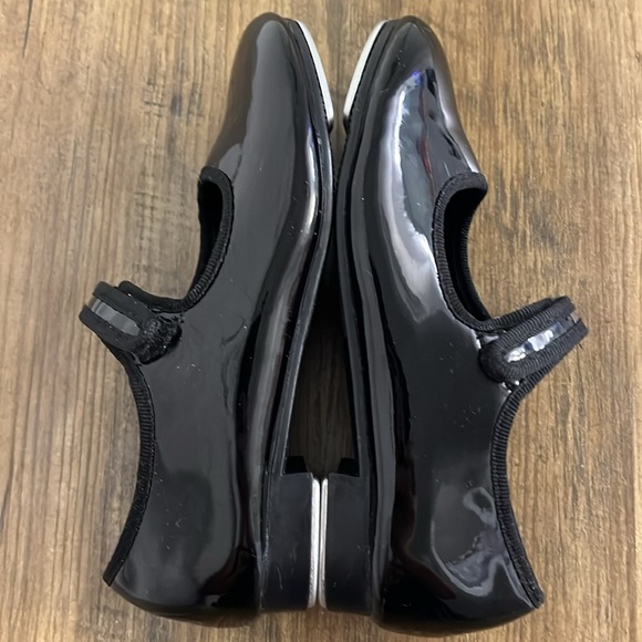 Dance Class Black Kids Tap Dance Shoes, Kids Size 11 - Picture 7 of 8